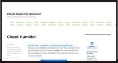 Desktop Screenshot of closetdoorsfaqs.com